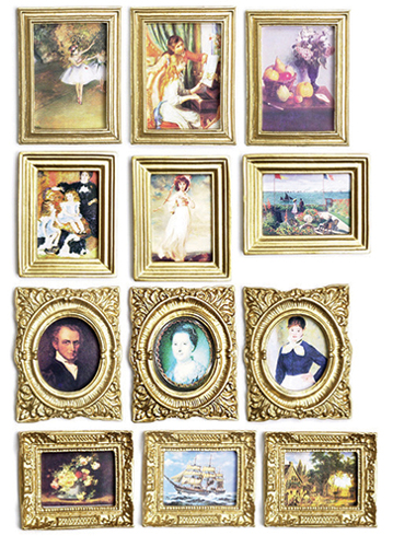 Framed Masterpieces, 12 per package